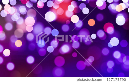 Purple bokeh background banner, for Party, greetings, poster, ad, events, and various design works 127175790