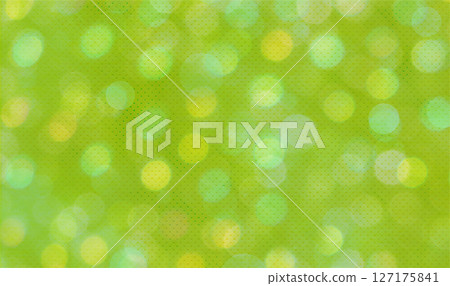 Green bokeh background banner, for Party, greetings, poster, ad, events, and various design works 127175841