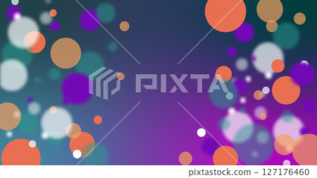 Abstract multicolored bokeh background with defocused circles and glitter. Decoration element for Christmas and New Year holidays, greeting cards, web banners, posters - Vector Abstract multicolored bokeh background with defocused circles and glitter. Decoration element for Christmas and New Year holidays, greeting cards, web banners, posters - Vector 127176460
