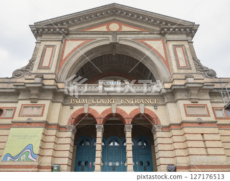 Palm Court Entrance to Alexandra Palace built was originally named The Palace of the People. Palm Court Entrance to Alexandra Palace built was originally named The Palace of the People. 127176513