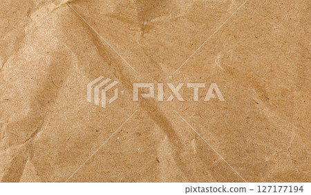 Brown texture kraft paper, recycled cardstock. Old crumpled recycled paper of old crumpled recycled paper 127177194