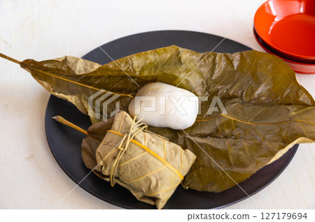 Traditional sweets: Houbamaki 127179694