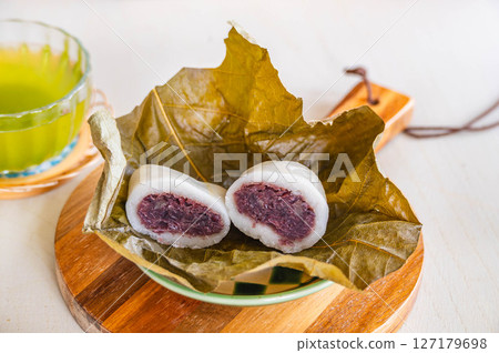 Traditional sweets: Houbamaki Traditional sweets: Houbamaki 127179698