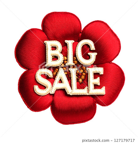 繡有“BIG SALE”字樣的補丁 127179717