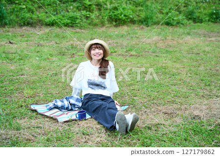 健行,露營,休閒,中老年 127179862