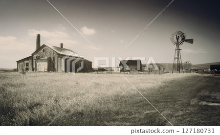 Old American landscape photography 127180731