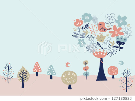 Scandinavian style background 127180823