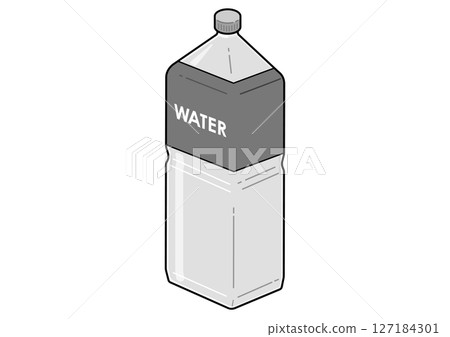 2公升塑膠瓶礦泉水的插圖 127184301