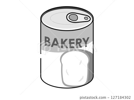 Canned bread illustration 127184302