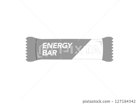Energy bar illustration front 127184342