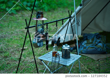 柴火單人露營者單人露營高級 127184352