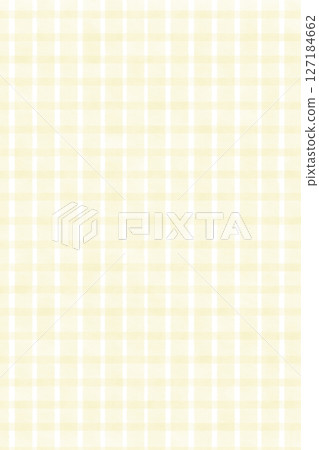 Watercolor yellow checkered pattern background illustration material Simple wallpaper 127184662