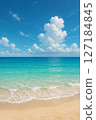 Blue sky and sea 127184845