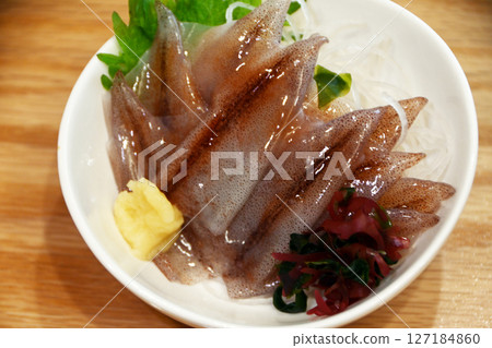 螢火蟲魷魚生魚片 螢火蟲魷魚生魚片 127184860