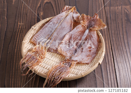 魷魚盛入濾鍋 魷魚盛入濾鍋 127185182