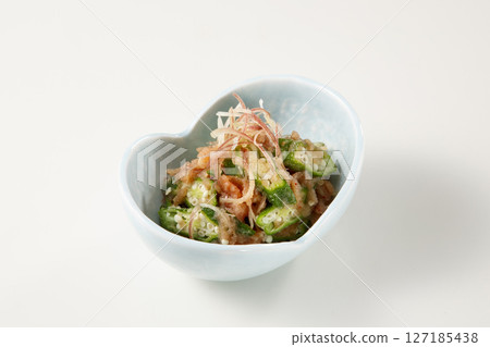 秋葵配鱈魚子 127185438