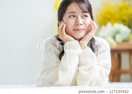 年輕的女士的肖像 127185482