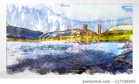 素描風格素描風景唯美鳥瞰無人機攝影天空山脈半空中漂浮夢幻無人機 素描風格素描風景唯美鳥瞰無人機攝影天空山脈半空中漂浮夢幻無人機 127186005