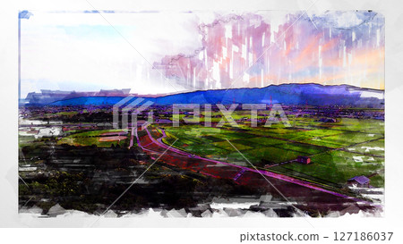 素描風格素描風景唯美鳥瞰無人機攝影天空山脈半空中漂浮夢幻無人機 素描風格素描風景唯美鳥瞰無人機攝影天空山脈半空中漂浮夢幻無人機 127186037