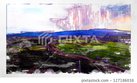 素描風格素描風景唯美鳥瞰無人機攝影天空山脈半空中漂浮夢幻無人機 素描風格素描風景唯美鳥瞰無人機攝影天空山脈半空中漂浮夢幻無人機 127186038