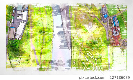 素描風格素描風景唯美鳥瞰無人機攝影天空山脈半空中漂浮夢幻無人機 素描風格素描風景唯美鳥瞰無人機攝影天空山脈半空中漂浮夢幻無人機 127186089