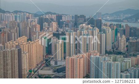 June 6 2025 Sunlit High Rises in a Cityscape Under a Clear Sky 127186221