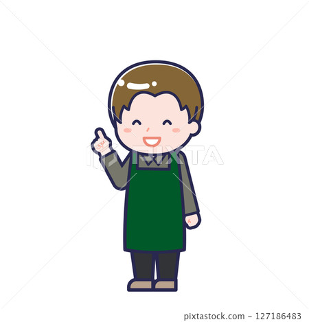 Restaurant staff / diagonal / male 13 127186483