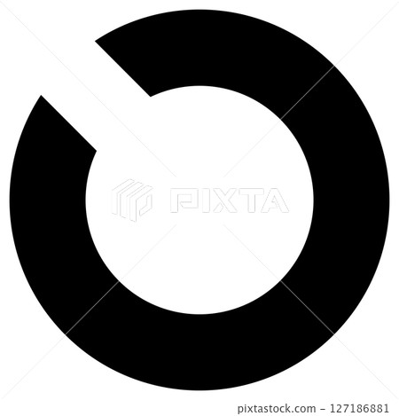 The upper left is an open Landolt ring. The upper left is an open Landolt ring. 127186881