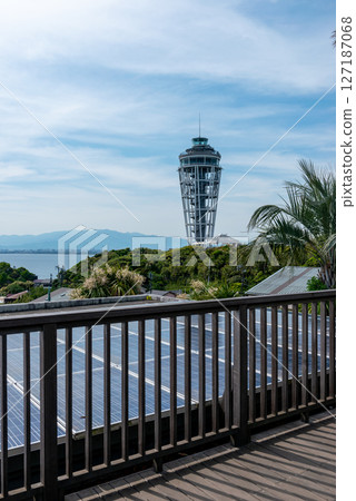 Enoshima, Enoshima, Observatory, Scenery overlooking the sea, Fujisawa City, Kanagawa Prefecture Enoshima, Enoshima, Observatory, Scenery overlooking the sea, Fujisawa City, Kanagawa Prefecture 127187068