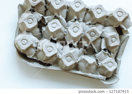 egg tray paper waste press 127187915