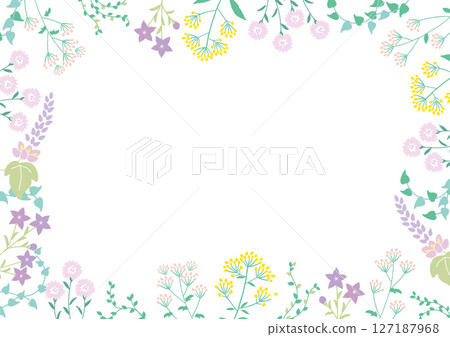 七種秋季草藥的背景說明 127187968