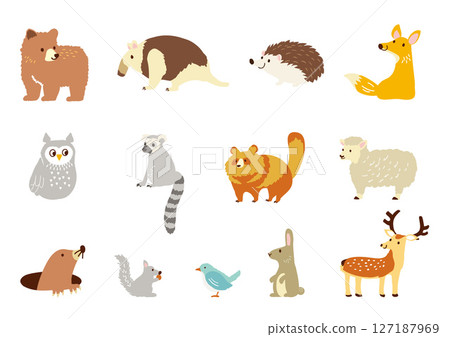 動物插圖集 127187969