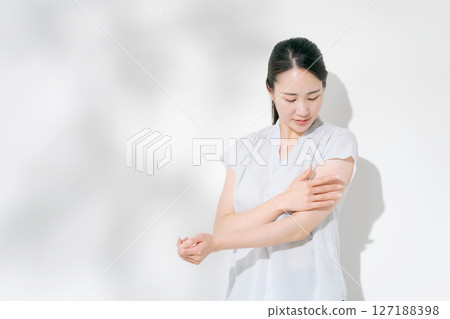夏季身體護理圖像 夏季身體護理圖像 127188398