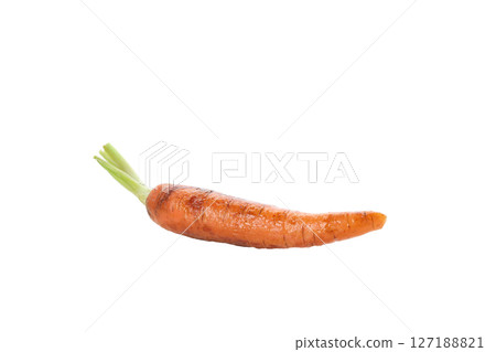 PNG, Fried carrot, isolated on white background PNG, Fried carrot, isolated on white background 127188821