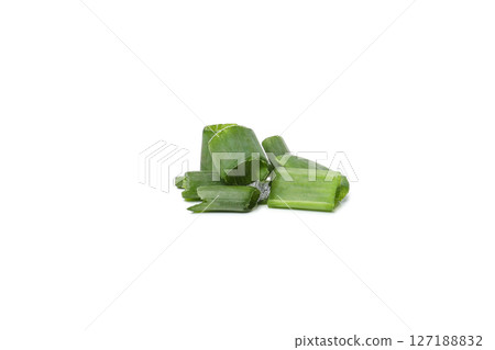 PNG, Green onion, isolated on white background PNG, Green onion, isolated on white background 127188832