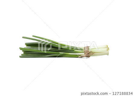 PNG, Green onion, isolated on white background PNG, Green onion, isolated on white background 127188834