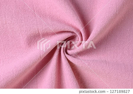 pink rose cotton texture color of fabric textile industry, abstract image for fashion cloth 127189827