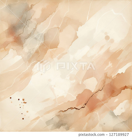 Abstract Watercolor Swirls with Gold Accents with Generative AI. 127189927