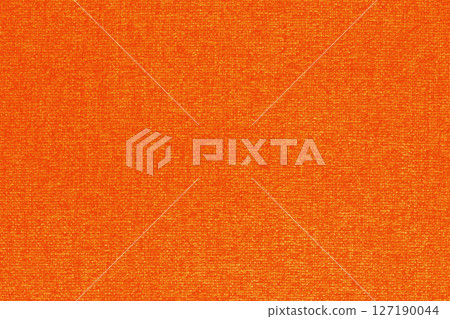 Orange cotton fabric texture background, seamless pattern of natural textile. 127190044