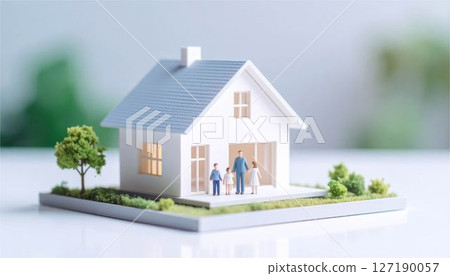微縮模型、我的家、房地產、商業、房屋、住宅、家庭、生活方式、模型、圖像 127190057