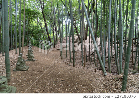 Oyamada Castle Ruins - Main enclosure horse-shed Oyamada Castle Ruins - Main enclosure horse-shed 127190370