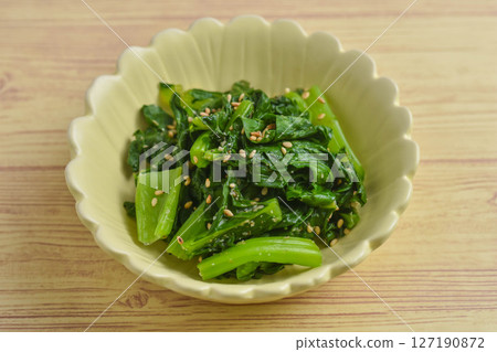 Sesame stick of Komatsuna Sesame stick of Komatsuna 127190872