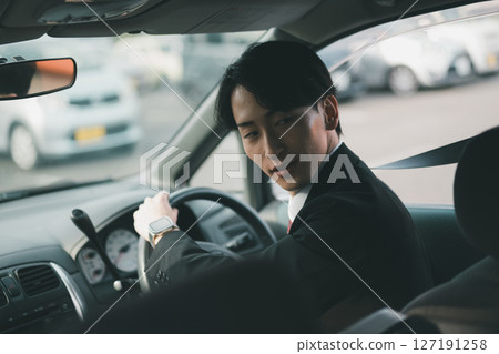 Outside sales in company car Outside sales in company car 127191258