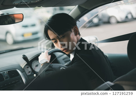 Outside sales in company car Outside sales in company car 127191259