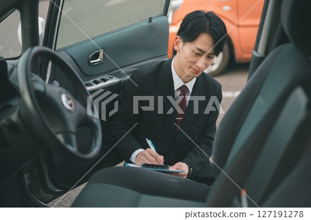 汽車現場評估 127191278