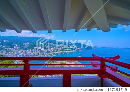 View of the north side from Atami Castle in Atami City, Shizuoka Prefecture (Atami city, Iwatoyama, etc.) 127191749