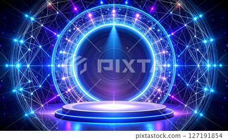 舞台、舞台、聚光燈背景素材 127191854