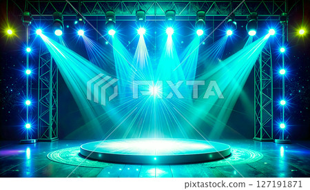 舞台、舞台、聚光燈背景素材 舞台、舞台、聚光燈背景素材 127191871