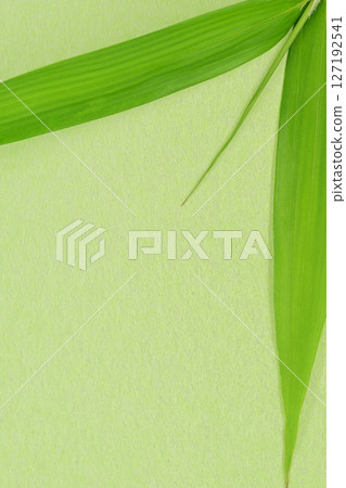 Japanese paper and bamboo grass [Background material] 127192541