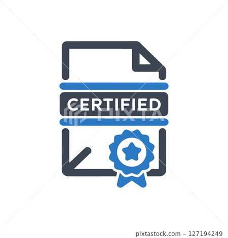Certification Stamp Icon 127194249